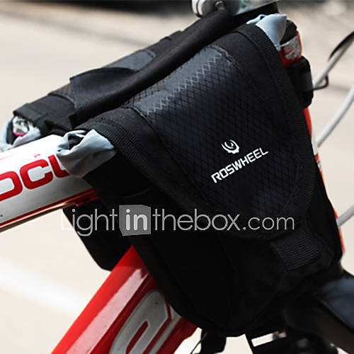 CoolChange 450D PVC Outdoor Multi Functional Black Bicycle Front Bag