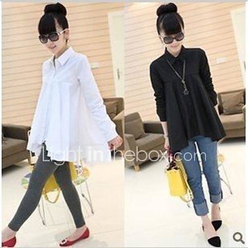 Maternity Irregular Doll Style Shirt