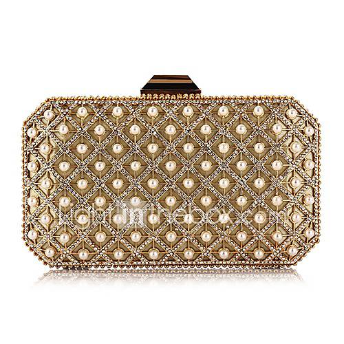 Womens Europe And America Fashion Diamante Clutch