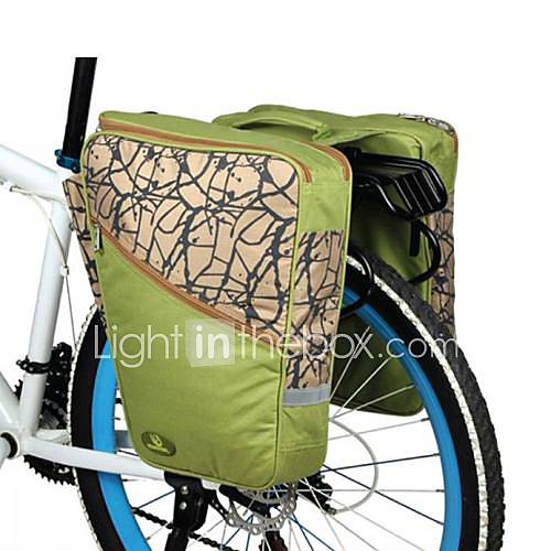 Cycling Polyeater Waterproof Rain proof Wearproof Fashion Outdoors Bike Shelf Bag Picnic Bag