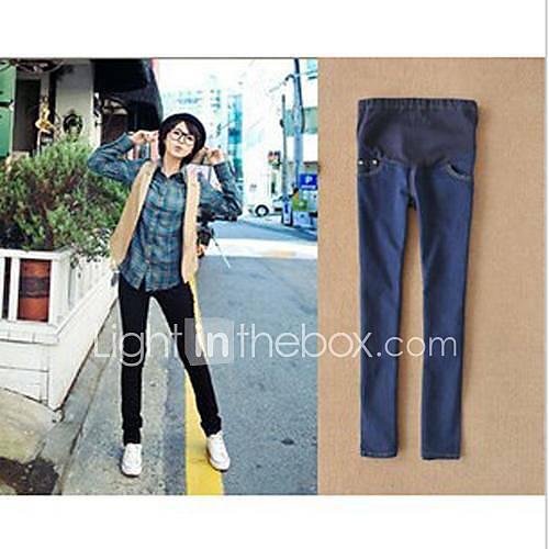 Maternity Blue Black Skinny Belly Jeans