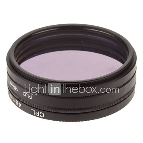 CPL UV FLD Filter Set for Camera with Filter Bag (46mm)