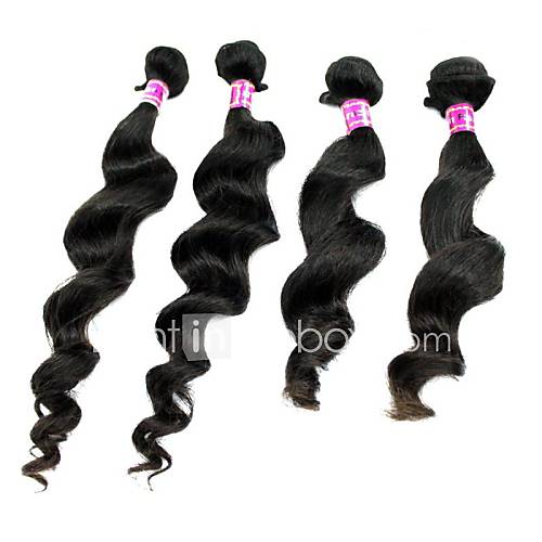 20Inches 100% Virgin Hair Brazilian Loose Wave Natural Color