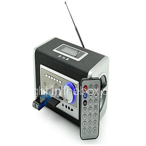 MD S10A Portable USB Rechargeable Multi Media Player Speaker w/ SD MMC Card/ USB