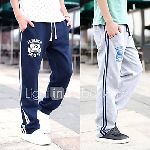 Mens Fashion Casual Sport Long Straight Pants