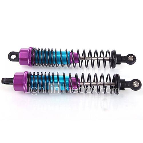 6633 100mm Aluminum Shocks Absorber Red Blue for RC 1/10 Car