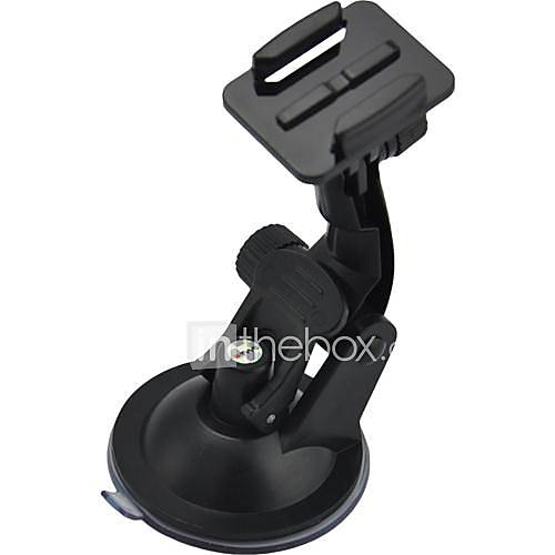 Outdoor Car Camera Fixing Holder with Suction Cup for Gopro and SupTig Camera   Black