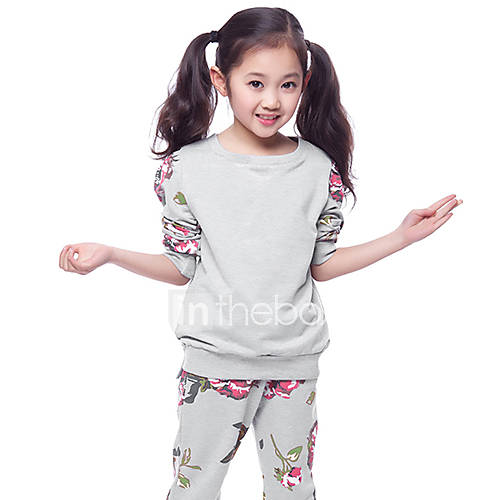 Girls Hm Personality Fleece Leisure Hoodie