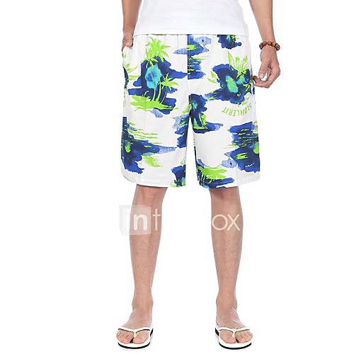 Mens Cotton Dry Loose Beach Pants