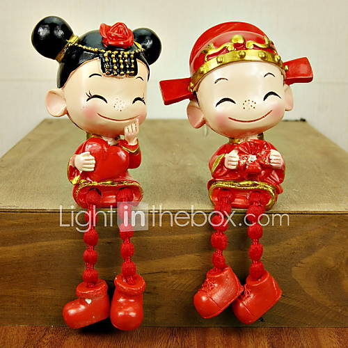 Asian Theme BrideGroom Decorative Figurine