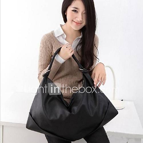 Black Shoulder Bag Dumplings type Big Bags Ladies Bag