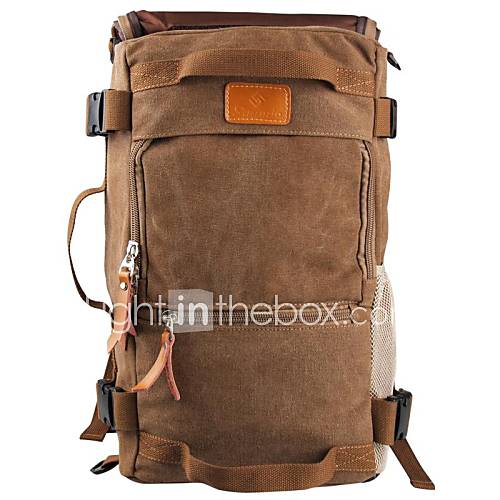 Veevan Mens Outdoor Travel Canvas Backpack