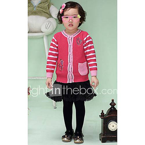 Girls Fashion Button Cute Cotton Cardigan