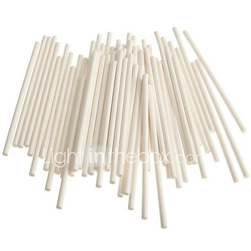 Paper Pop Sucker Sticks Set of 100