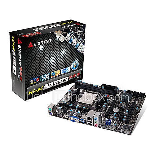 Hi Fi A85S3 AMD A85X AMD A10/A8/A6/A4 Socket FM2 Micro ATX Desktop Motherboard