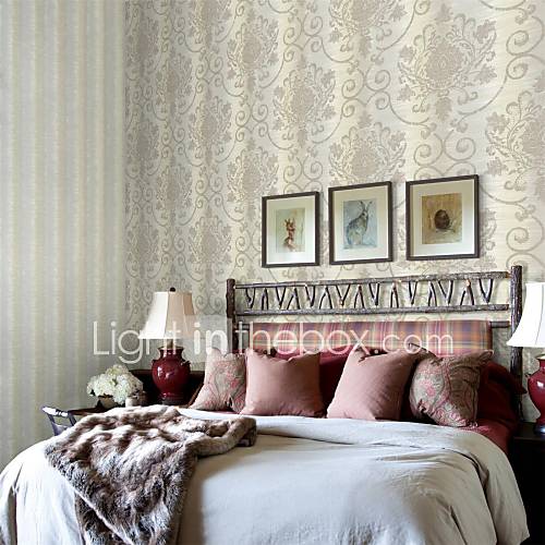 Contemporary Floral Non Woven Wallpaper