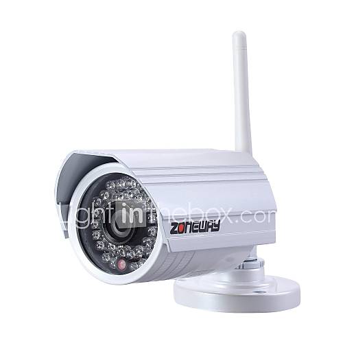 ZONEWAY Outdoor 1080P Wireless ONVIF IP Camera with Plug and Play, 36pcs LEDs IR Distance and Multi Screen Software