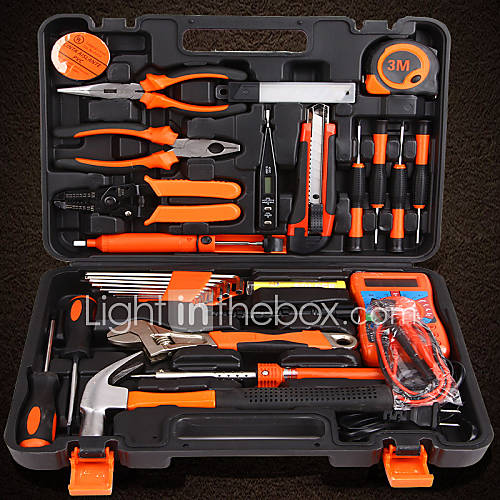 electroplating Allov Steel 22 PCS Electrician carpentry repair kit box combination