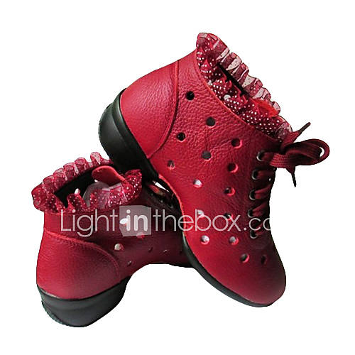 Womens Leather Upper Modern Dance Shoes (More Color)