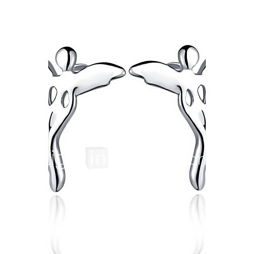 Stylish Silver Plated Silver Angel Womens Earring