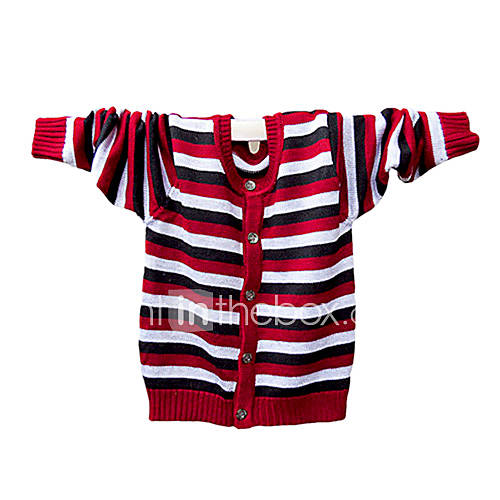 Childrens Casual Round Neck Cardigan