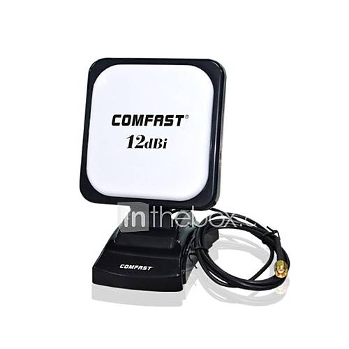 Comfast CF ANT2412P 2.4GHZ 12dbi Outdoor High Power WIFI Antenna  Black