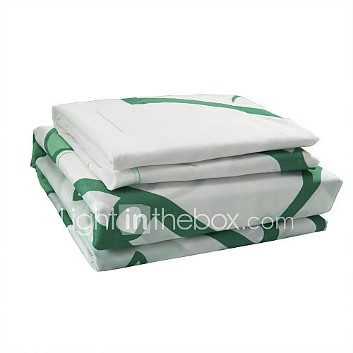 Sheet Set, Microfiber Leaf Green