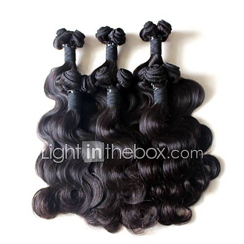 Brazilian Virgin Remy Hair Extension Natural Color Body Wave 14Inches