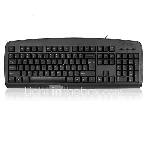 KB 8 PS/2 Wired Optical Waterproof Keyboard Mouse Suit with Mousepad