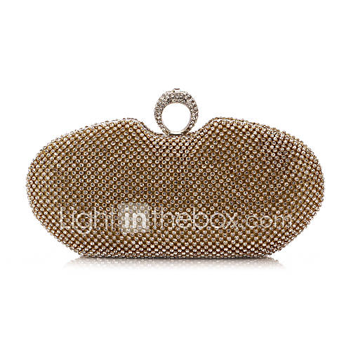 Metal Wedding/Special Occation Clutches/Evening Handbags With Rhinestones(More Colors)