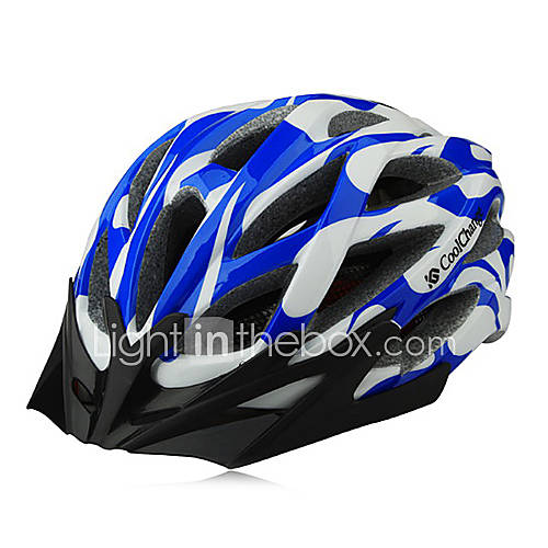 CoolChange 23 Vents Blue EPS Light Cycling Helmet