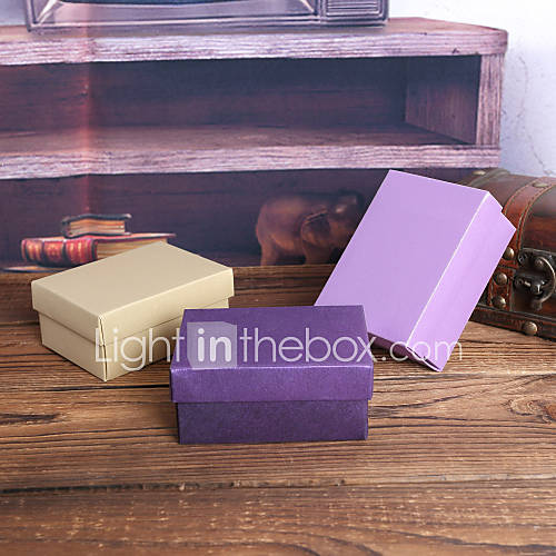 Pearl Paper Favor Boxes   Set of 12 (More Colors)