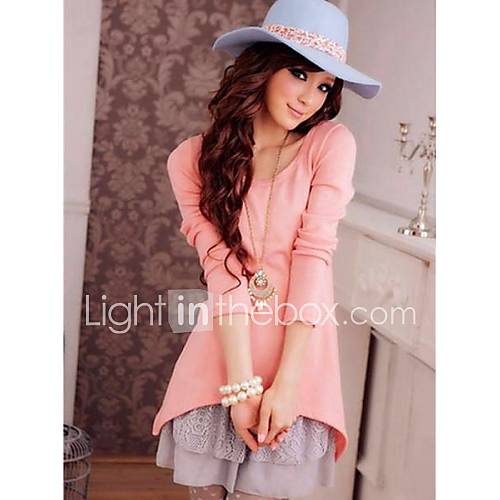 Womens Cute Round Collar Loose Mini Dress Suits