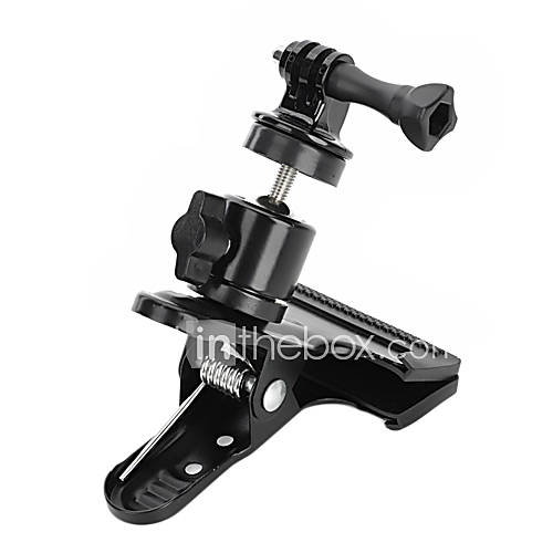 Black Clamp Mount Adapter for GoPro HD Hero3/3/2 /Cameras/Flashlight