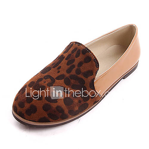 Leatherette Womens Flat Heel Comfort Loafers Shoes(More Colors)