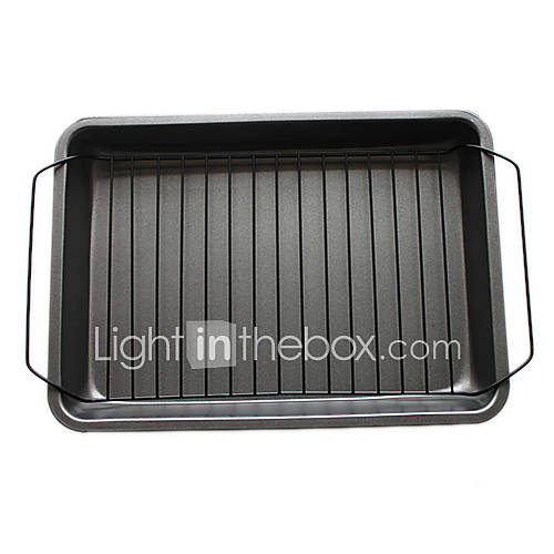 10 Stainless Steel Roasting Pans, W39cm x L25cm x H4cm