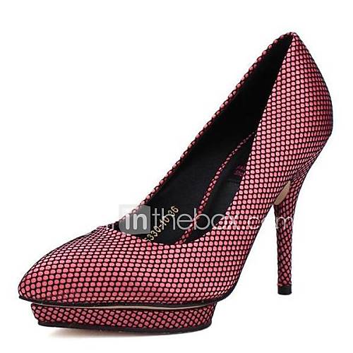 Tulle Womens Stiletto Heel Platform Pumps/Heels Shoes (More Colors)