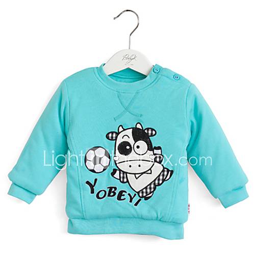 Childrens Lovely Cartoon Fleece Casual Sweatshirt