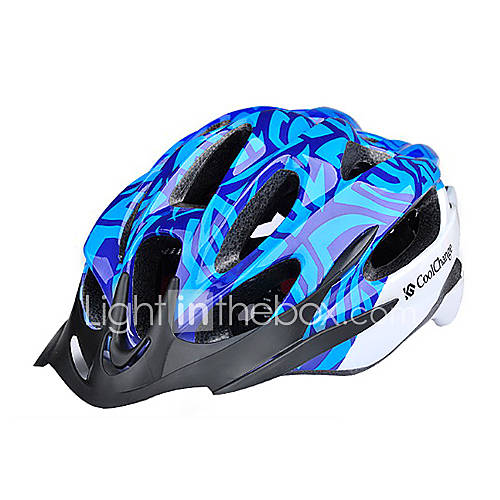 CoolChange EPS Blue Integrally molded Cycling Helmet