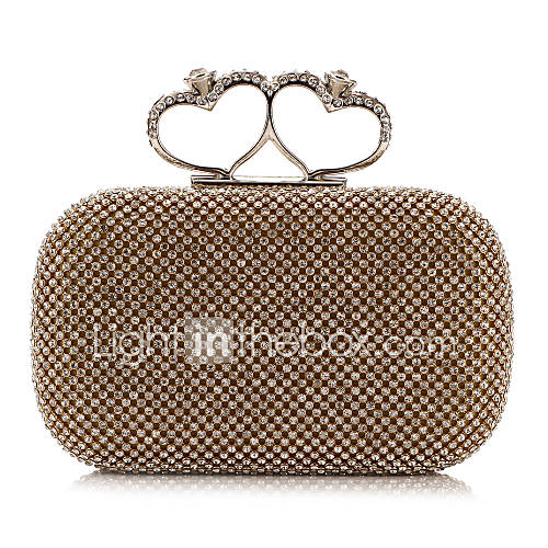 Polyester Wedding/Special Occation Clutches/Evening Handbags With Rhinstones(More Colors)