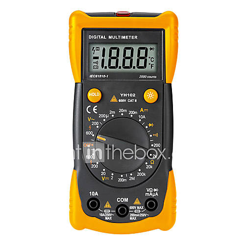 YH112 High Accuracy LCD Digital Meter Tester Voltmeter Ohmmeter Multimeter
