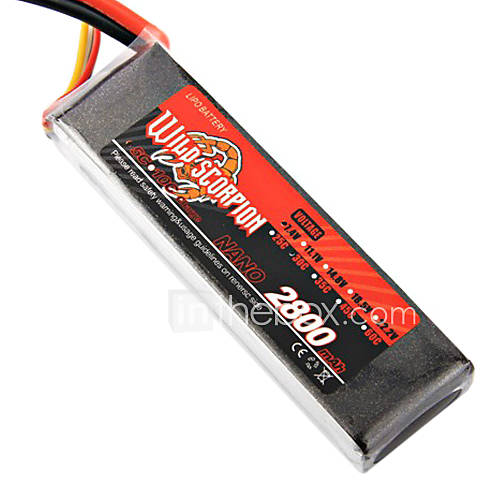 Wild Scorpion 18.5V 5S 2800mAh 30C Li Po Battery(T Plug)