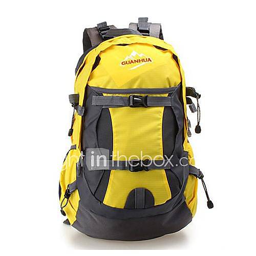 Outdoors Nylon Multicolor Waterproof 35L Sport Travel Backpack