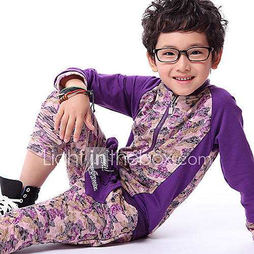 BoyS Fashion print Long Sleeve Clothing Sets