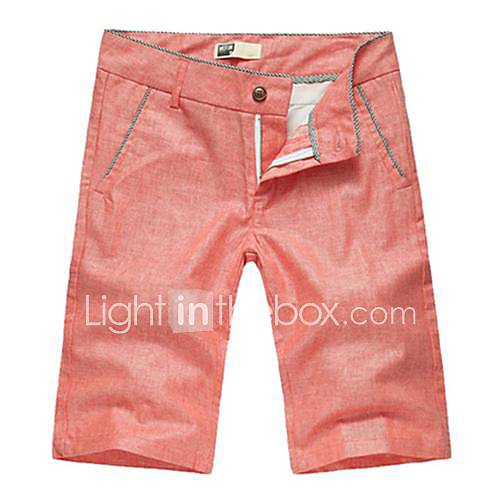 Mens Cotton Linen Shorts