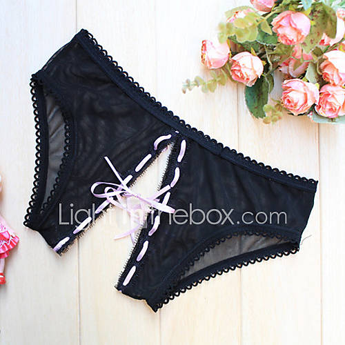 Womens Sexy Mesh Open Lace Panties