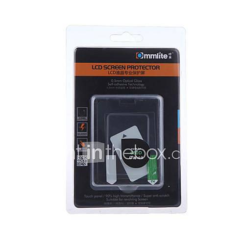 Self adhesive 0.5mm Optical Glass Camera LCD Screen Protector for Canon 650D