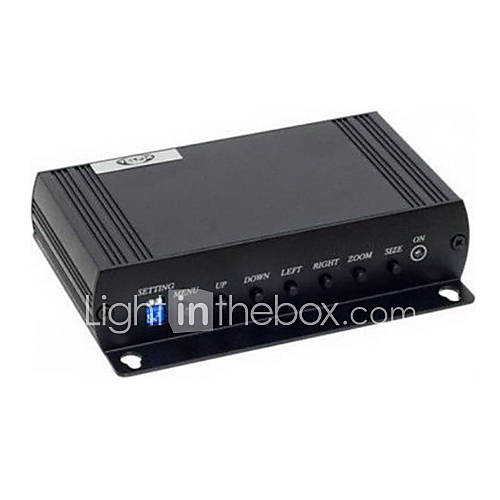 VGA to Composite Video BNC Converter, Dual Output to BNC and VGA, Output PC DVR on LCD TV