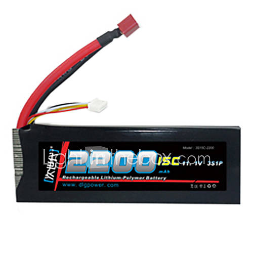 DLG 11.1V 2200mAh Li Po Battery(T Plug)