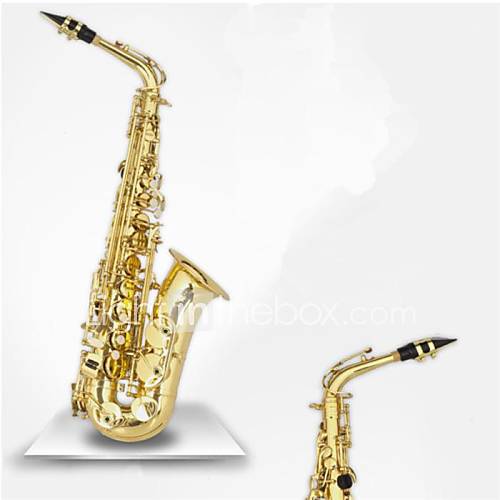 Best Selling Henlucky E Flat Alto Saxophone Gold Paint Saxe Top Musical Instrum Sax